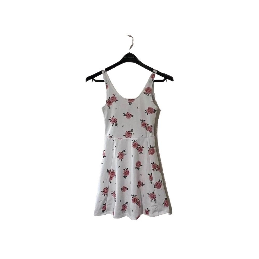 Divided HM Floral Dress Women’s Size 4 Spring Rose.